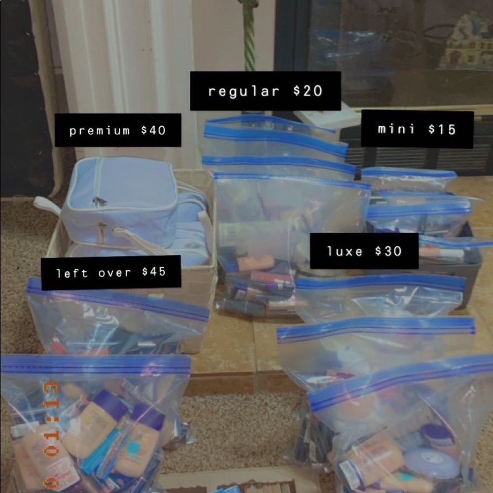 mystery makeup bags!